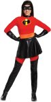 Disguise Women's Mrs. Incredible Skirted Deluxe Adult