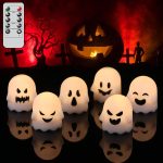 DRomance Halloween Ghost Lights Flameless Candles