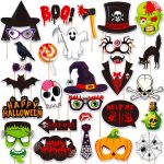 Konsait 30 Pack Halloween Photo Props, Spooky Ghost