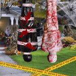 2 Packs Halloween Body Bags Decorations Outdoor