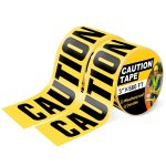3 Inch x 660 Ft Premium Caution Tape Roll 2 pack –