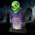 JOYIN Halloween Decorations Outdoor Graveyard Tombstone