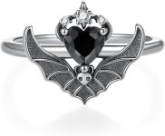 Bat Rings for Women 925 Sterling Silver Gothic Rings