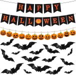 19pcs Happy Halloween Party Decorations Set - Halloween