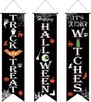 Happy Halloween Banner Decorations, Trick or Treat &