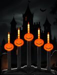Halloween Candelabra, Plug-in Gothic Decor with 3