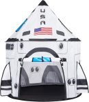 JOYIN Rocket Ship Play Tent Pop up Play Tent Kids