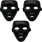 Black Masks, Halloween Masks for Adults