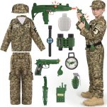 Spooktacular Creations Army Costume for Boys, Kids