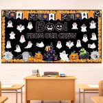 83Pcs Halloween Bulletin Board Decorations, DIY Ghost
