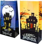 Iconikal Halloween Treat Paper Bags, 40-Pack 2 Designs
