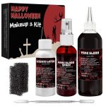Halloween SFX Makeup Kit Fake Blood(100ML) + Liquid