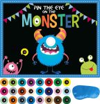MISS FANTASY Halloween Games Kids - Pin The Eye on The