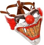 Scary Clown Mask Halloween Sweet Creepy Tooth Evil