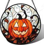 Stained Glass Window Hanging - Halloween Decorations