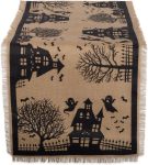 DII Halloween Primitive Style Burlap Tabletop Décor,