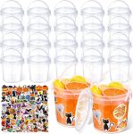 Sliner 20 Pcs 34 oz Halloween Candy Bucket Small