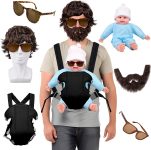 MOVINPE Hangover Costume Alen&Calos Accessories Set,