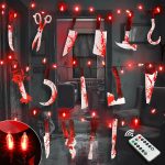 [Timer & 8 Modes] Halloween Party Decorations Bloody