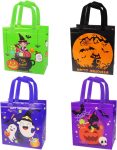 Weenkilly Halloween Goodie Bags, 4 Pcs Trick or Treat