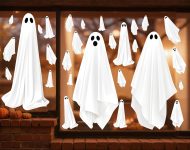 Halloween Window Clings Decorations - 25.6" Large