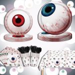 Halloween Party Supplies Decoration Set, 141 Pieces