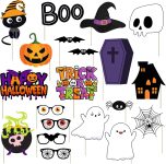Avezano Halloween Photo Booth Props 20Pcs Halloween