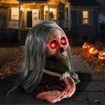 Halloween Animatronic Decorations,Creepy Moving