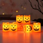 Halloween Flameless Candles,Mingkeda Halloween Party