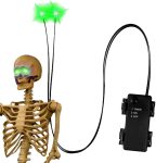 LED Glowing Eye Lights, Timer-Controlled, Durable