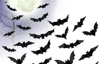 Halloween Decorations 3D Bats Wall Decor 96 PCS
