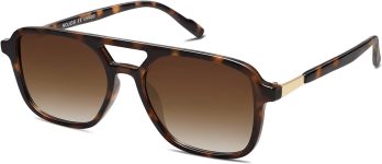 SOJOS Retro Aviator Sunglasses for Women Men,Trendy