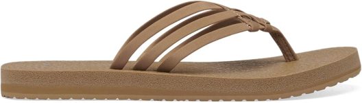 Sanuk Women's Yoga Sandy | Yoga Mat Footbed | Flip