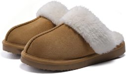 Litfun Women's Fuzzy Memory Foam Slippers Fluffy Winter