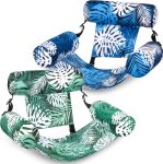 SLOOSH Inflatable Pool Floats Adult,2 Packs Floating