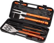 Cuisinart 13-Piece Wooden Handle Grill Tools Set, Grill