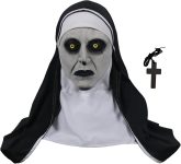 The Nun Mask, Full Head Nun Costume Mask for halloween
