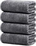 Tens Towels Pack of 4 Extra Large Bath Towels 30 x 60
