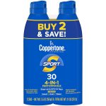 Coppertone Sport Sunscreen Spray SPF 30, Water