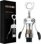 Beneno Wine Opener, Zinc Alloy Premium Wing Corkscrew