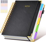 Hardcover Spiral Notebook journal with Removable