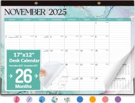 Forvencer Desk Calendar 2026, 26 Months Calendar Runs