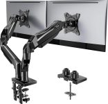HUANUO Dual Monitor Stand, Fully Adjustable Gaming