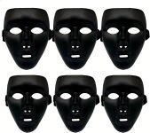 Black Masks, Halloween Masks for Adults