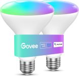Govee Smart Light Bulbs, 1200 Lumens Dimmable BR30