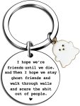 igvean Best Friend Keychains Funny Birthday Gift for