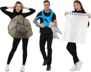 EraSpooky Adult Rock Paper Scissors Costume, Family
