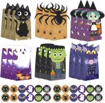 Zevulizen Halloween Treat Bags-24 PCS Goody Bags with
