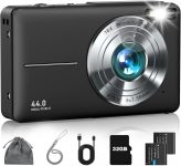 Digital Camera, FHD 1080P Point and Shoot Camera with
