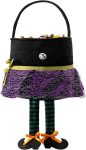 MOSHAKALA Halloween Trick or Treat Bag, Witch's Skirt